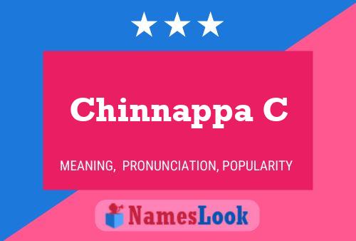 Chinnappa C Name Poster