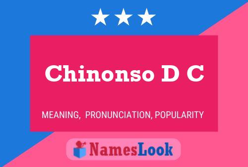 Chinonso D C Name Poster