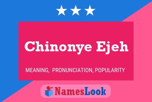 Chinonye Ejeh Name Poster