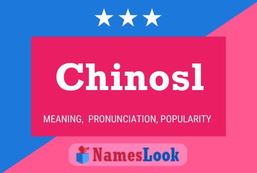 Chinosl Name Poster