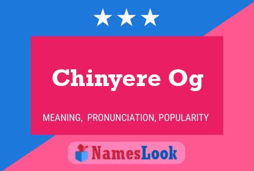 Chinyere Og Name Poster