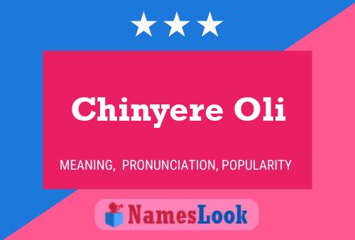 Chinyere Oli Name Poster