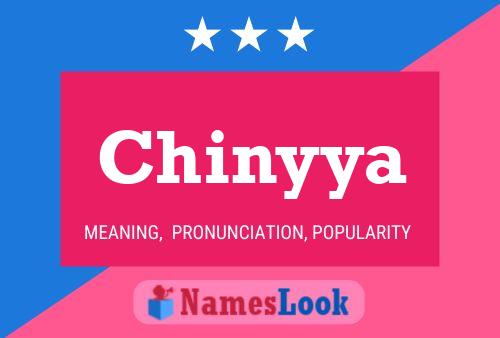 Chinyya Name Poster