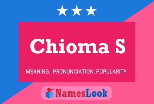 Chioma S Name Poster