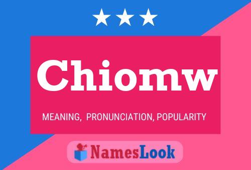 Chiomw Name Poster