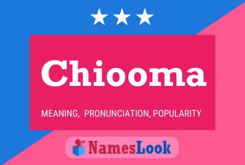 Chiooma Name Poster