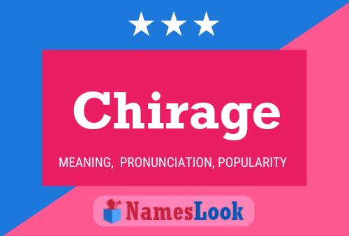 Chirage Name Poster