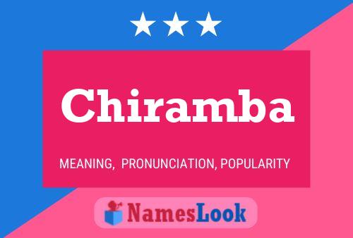 Chiramba Name Poster