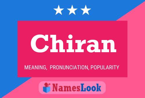 Chiran Name Poster