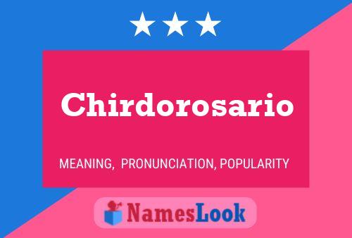 Chirdorosario Name Poster