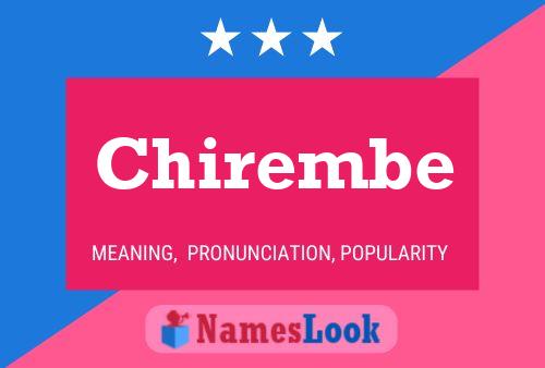 Chirembe Name Poster