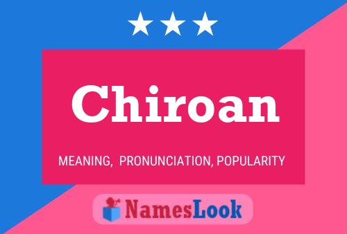 Chiroan Name Poster