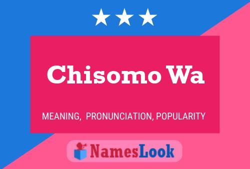 Chisomo Wa Name Poster