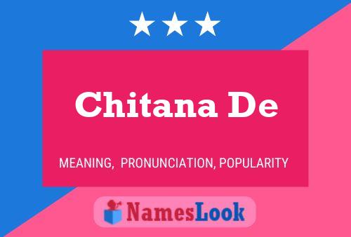 Chitana De Name Poster