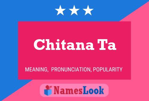 Chitana Ta Name Poster