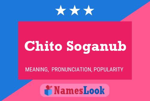 Chito Soganub Name Poster