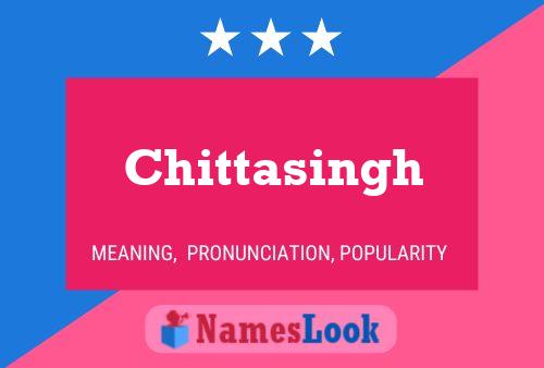 Chittasingh Name Poster