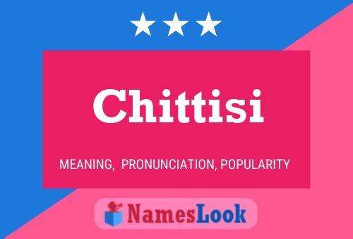 Chittisi Name Poster