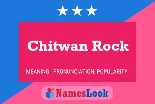 Chitwan Rock Name Poster