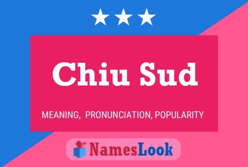 Chiu Sud Name Poster