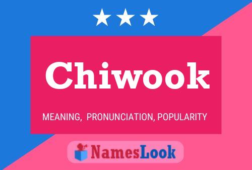 Chiwook Name Poster