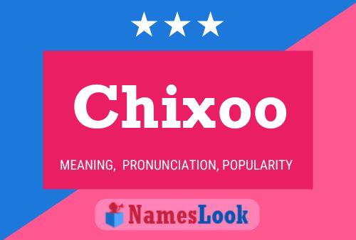 Chixoo Name Poster