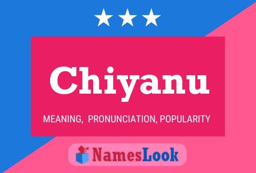 Chiyanu Name Poster