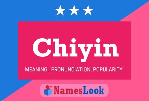 Chiyin Name Poster