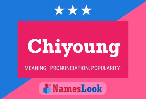 Chiyoung Name Poster