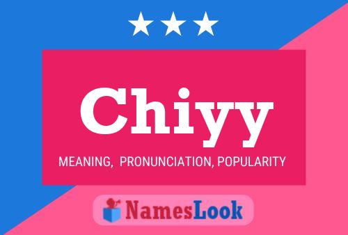 Chiyy Name Poster