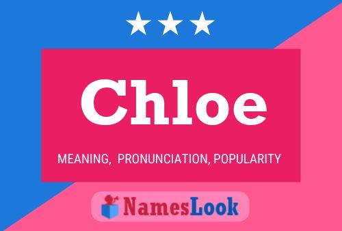 Chloe Name Poster