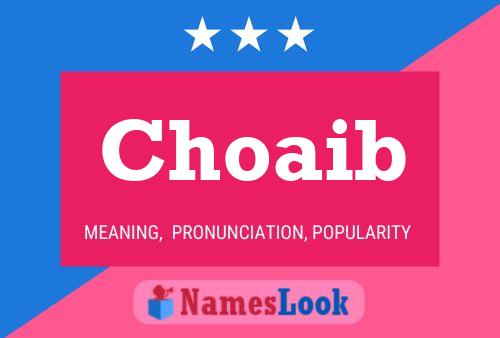 Choaib Name Poster