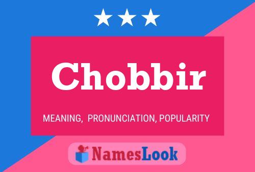 Chobbir Name Poster