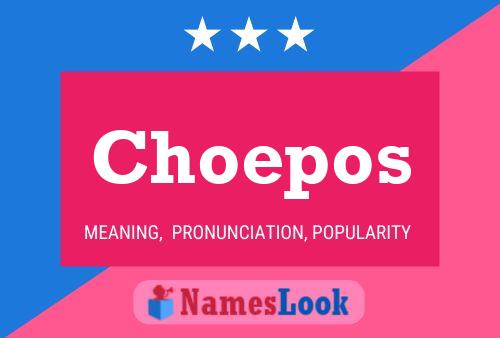 Choepos Name Poster