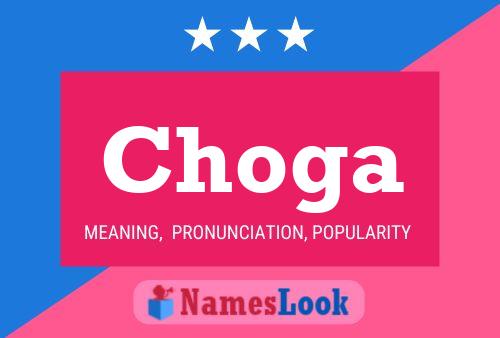 Choga Name Poster