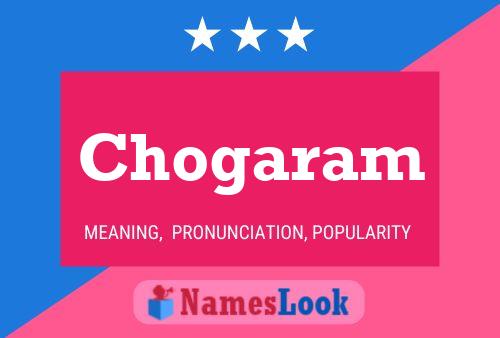 Chogaram Name Poster