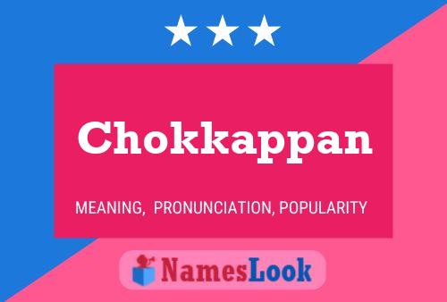 Chokkappan Name Poster