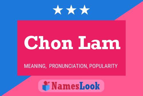 Chon Lam Name Poster