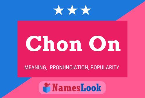 Chon On Name Poster