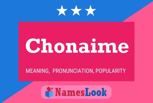 Chonaime Name Poster