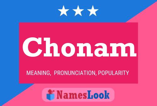 Chonam Name Poster