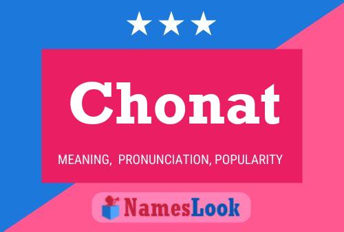 Chonat Name Poster