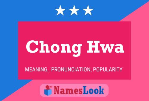 Chong Hwa Name Poster