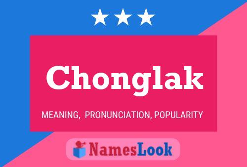 Chonglak Name Poster