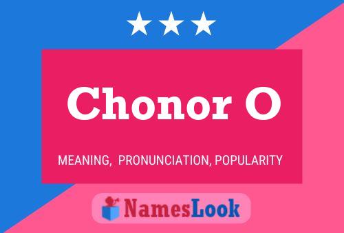 Chonor O Name Poster