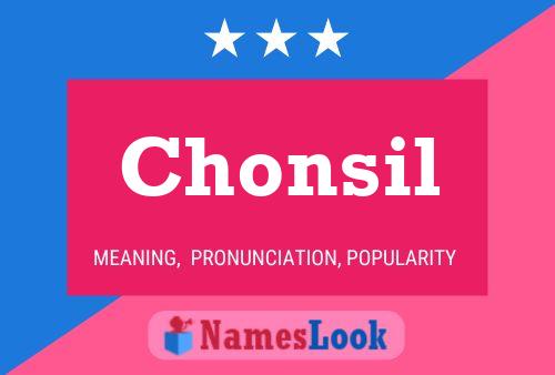 Chonsil Name Poster