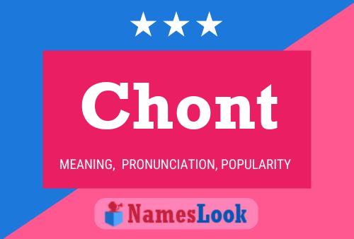 Chont Name Poster