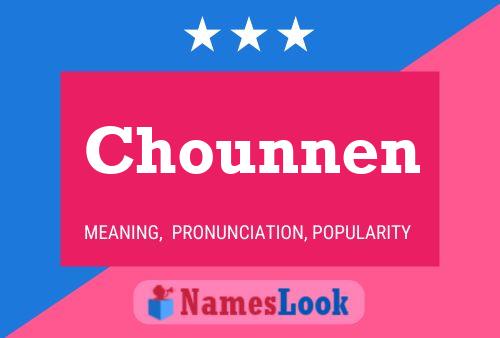 Chounnen Name Poster