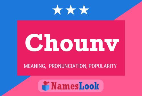 Chounv Name Poster