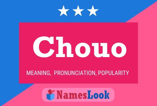 Chouo Name Poster